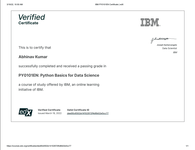 Python Basics for Data Science