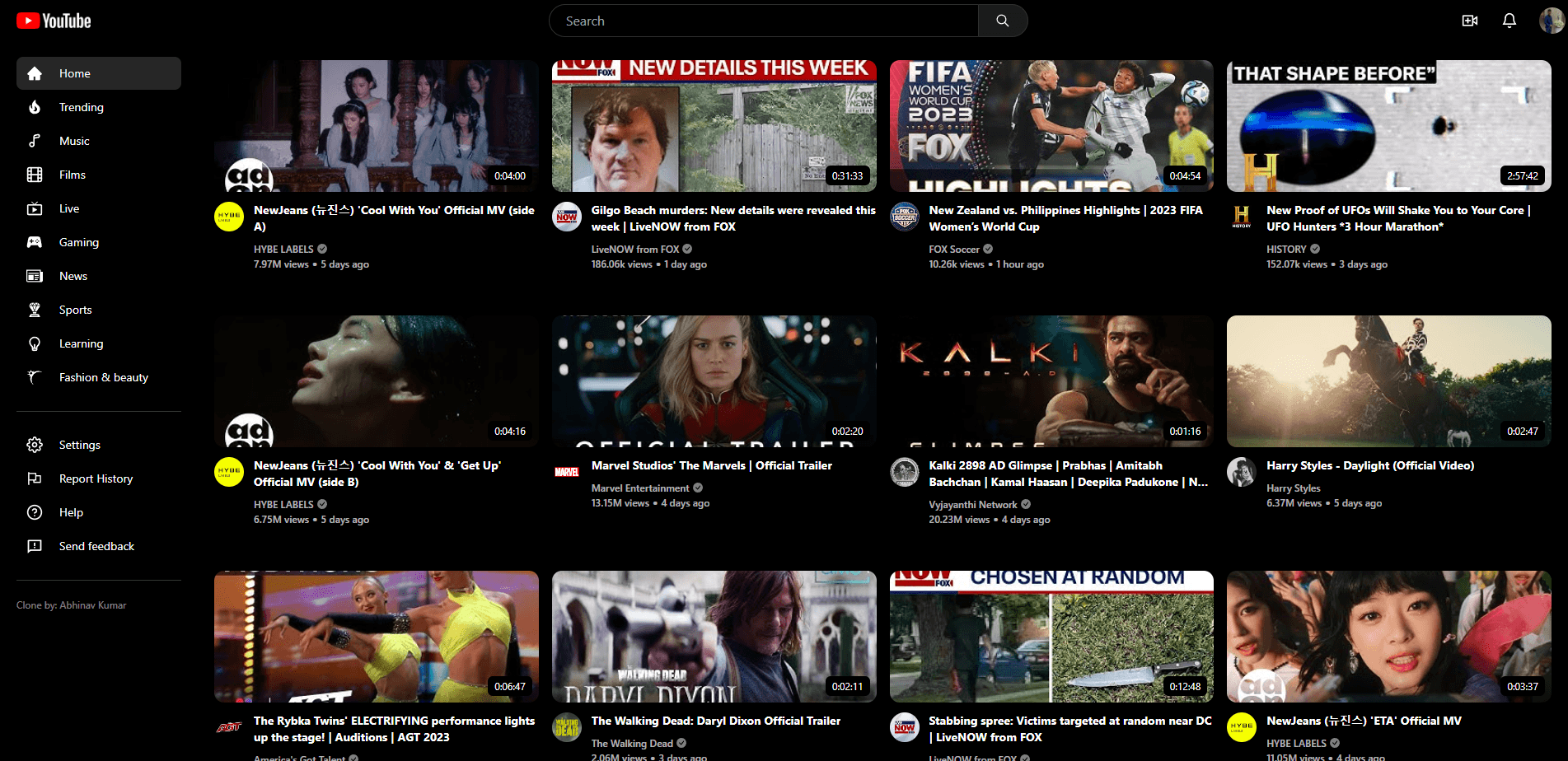 Youtube Clone